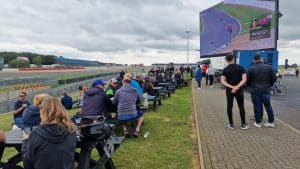 Durable outdoor furniture event hire for Silverstone MotoGP 